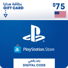 PSN PlayStation Store Gift Card $75 (USA) (39600)