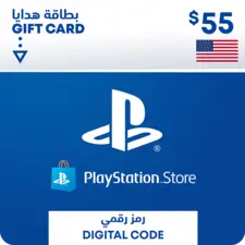 PSN PlayStation Store Gift Card $55 (USA) (39603)