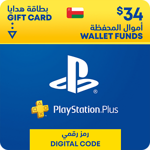 PSN Gift Card  - Oman (OMN) - 34$  -  for sale in Emirates from Games2all