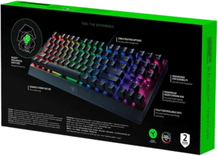 Razer BlackWidow V3 Tenkeyless - Yellow Switch Keyboard (Linear)