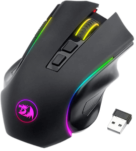 ماوس جيمنج ريدراجون M602-KS جريفين لاسلكي & سلكي بإضاءة RGB - سوداء