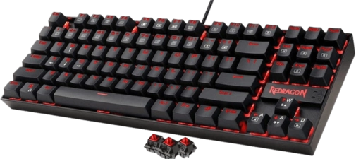 Red Dragon K552 Kumara Mechanical Gaming Keyboard - Red Linear Switches  for sale in Emirates from Games2all