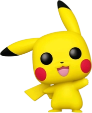 Funko Pop! Pokemon: Pikachu Pokedex Waving (Flocked) 