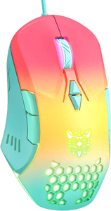 ماوس جيمنج سلكي CW902 من أونيكوما بإضاءة أر جي بي RGB (طول الكابل 1.5 م) 