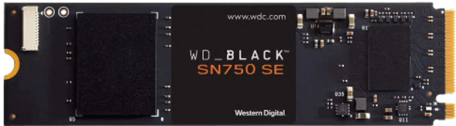 WD_BLACK SN750 SE 1TB PCIe Gen4 NVMe Gaming SSD 