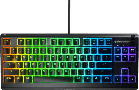 كيبورد جيمنج ميكانيكال أبيكس 3 تي كي ال سلكي من ستيل سيريس