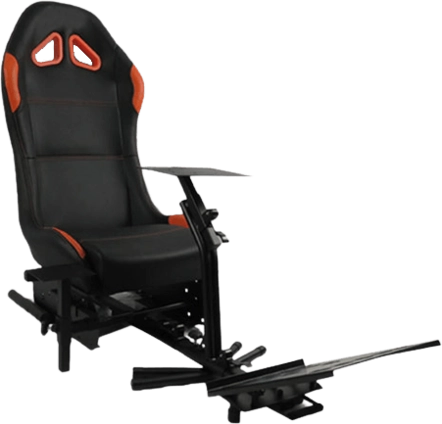 GY016 Racing Gaming Chair - Black & Orange