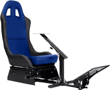 كرسي جيمنج للسباق  - أزرق وأسود GB016