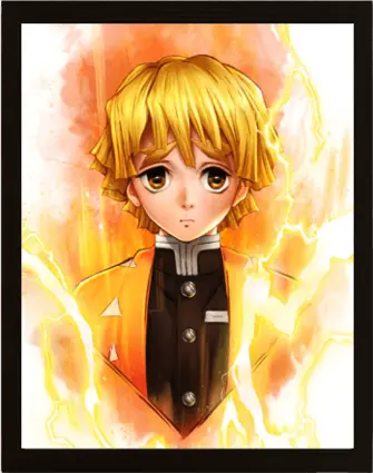 3D Anime Demon Slayer Poster