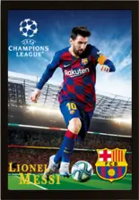 Lionel Messi 3D Football Poster  (42733)