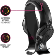 4Gamers Gaming Headset Stand - Black  for sale in Emirates from Games2all