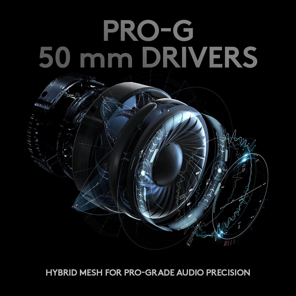 Logitech G PRO X Gaming Headphone - Black  for sale in Emirates from Games2all