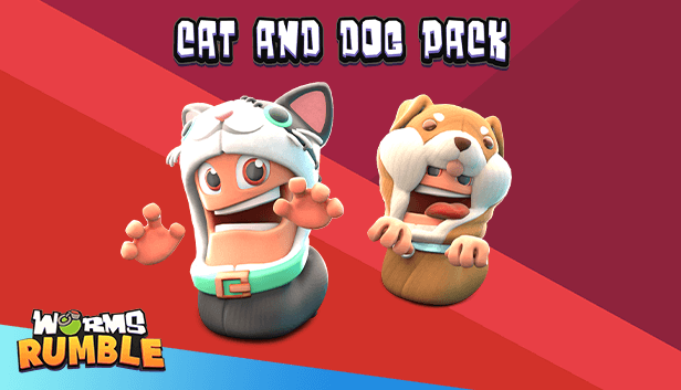 Worms Rumble - Cats & Dogs Double Pack