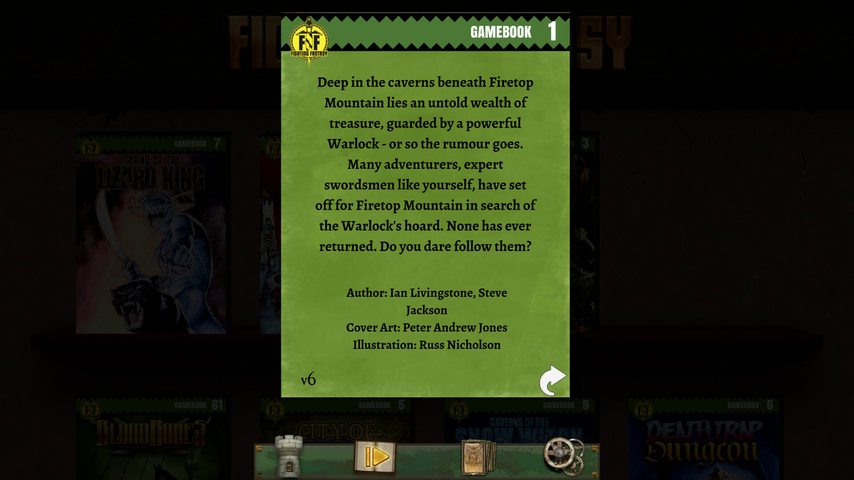 The Warlock of Firetop Mountain (Fighting Fantasy Classics)  for sale in Emirates from Games2all