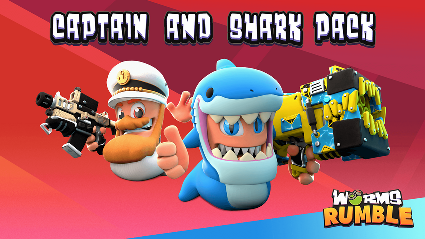 Worms Rumble: Captain & Shark Double Pack – image 2