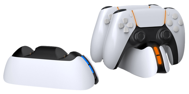 Dobe Dual Charging Station for PS5 Controllers - White