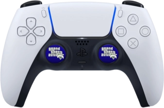 GTA V: Grand Theft Auto 5 Analog Freek and Grips for PS5 and PS4- Blue  for sale in Emirates from Games2all