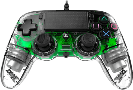 Nacon Wired Illuminated Compact PS4 Controller- green
