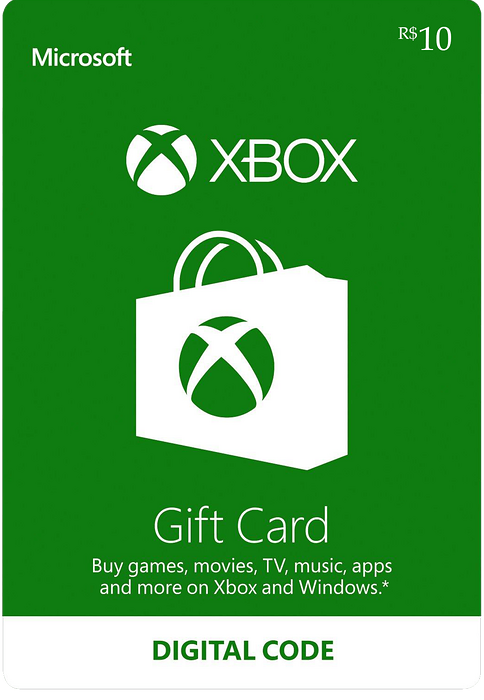 Xbox Live Gift Card 10 BRL Key BRAZIL  for sale in Emirates from Games2all