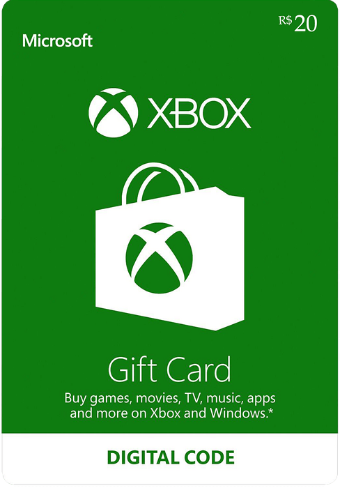 Xbox Live Gift Card 20 BRL Key BRAZIL  for sale in Emirates from Games2all