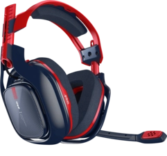 Astro Wired Gaming Headphone A40 Gold Edition - 3.5 MM-RED/BLUE 