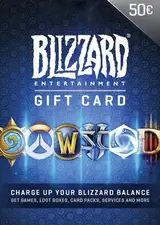 Blizzard Gift Card 50 EUR Battle.net Key Europe (76292)