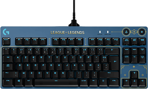 Logitech G PRO Gaming Keyboard LOL Edition with Brown Switches