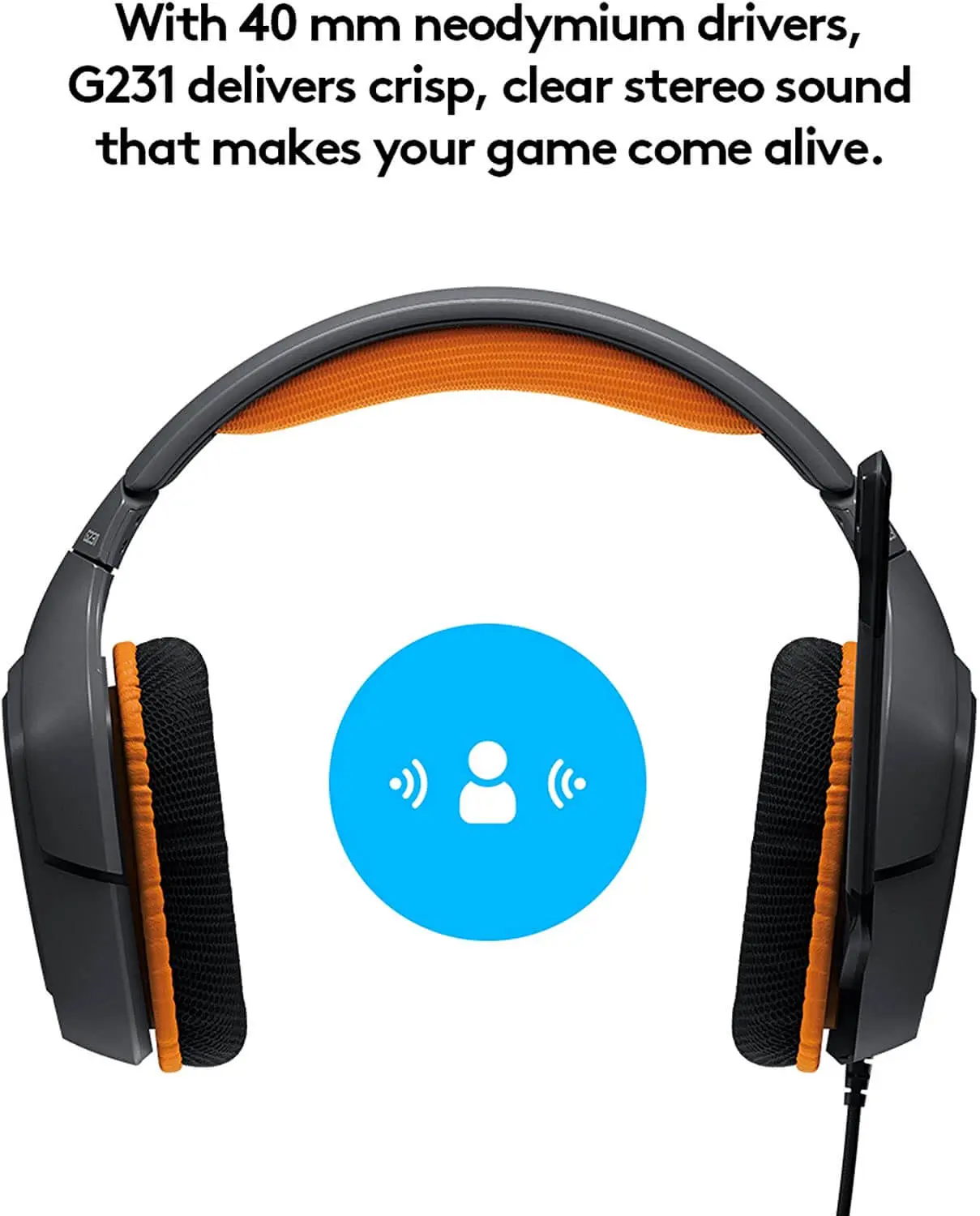 Logitech G231 Prodigy Gaming Headphone  for sale in Emirates from Games2all