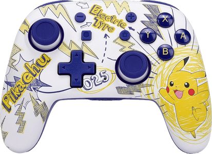 PowerA Switch Nano Enhanced Wireless Controller -  Pokemon: Pikachu School Days