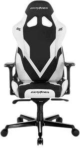 كرسي جيمنج دي إكس ريسر جي سيريس - أبيض وأسود