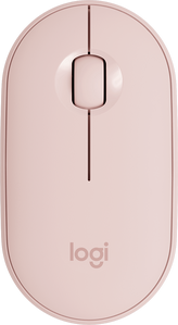 Logitech Pebble M350 Wireless and Bluetooth Gaming Mouse - Rose 