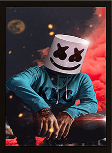 Marshmello 3D Poster 