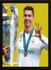 Ronaldo 3D Football Poster