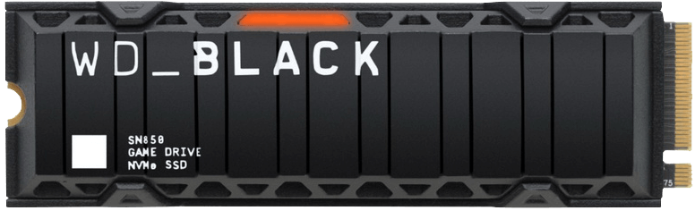 WD BLACK 1TB SN850 NVMe SSD with RGB Heatsink for PS5