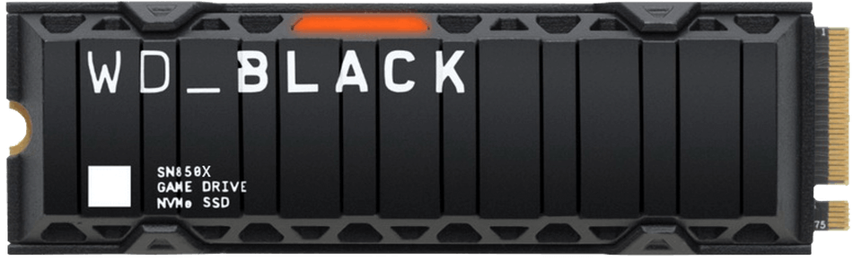 هارد درايف SN850X من ويسترن ديجيتال مزود بهيت سينك - 1 تيرا - بإضاءة أر جي بي