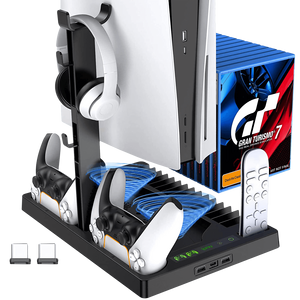  Iplay Cooling Stand with Charging Station for PS5 Console