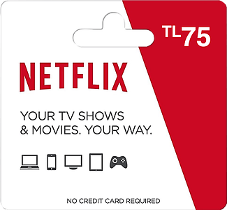Netflix Gift Card 75 TL Key - Turkey