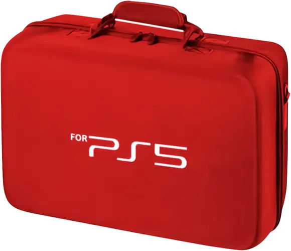 PS5 Bag - PlayStation 5 Console Carrying Case - Red