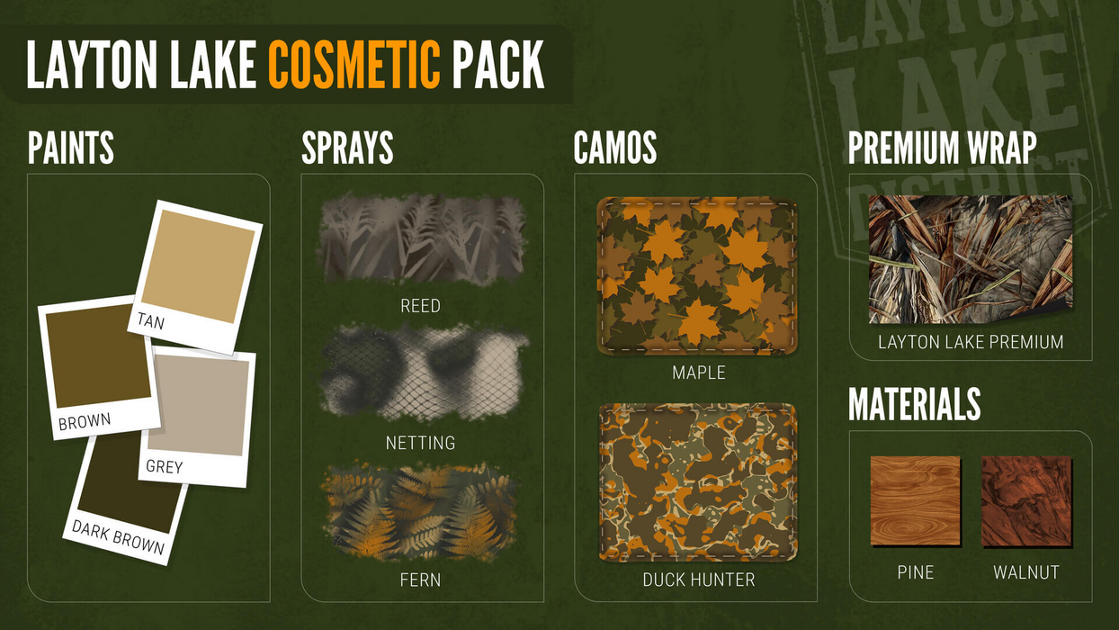 theHunter: Call of the Wild™ - Layton Lake Cosmetic Pack  للبيع في ألإمارات من خلال Games2all