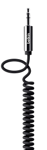 Belkin Cable AUX to AUX Audio Cable Mixit Coiled (2m) - Black 