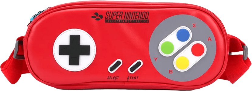 Super Nintendo Shoulder Travel Case for Nintendo Switch - Red