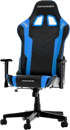 DXRacer Prince P132 Series Gaming Chair - Black and Blue
