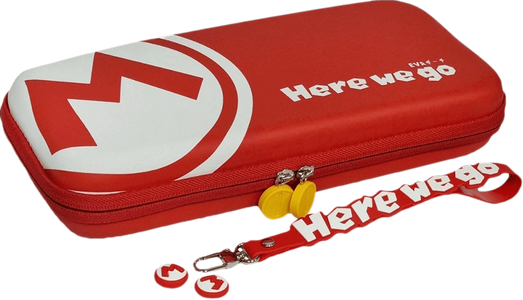 Mario Here We Go Traveler Case for Nintendo Switch OLED