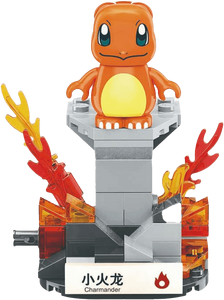 Keeppley Pokemon Mini Charmander Action Figure - 60 Pieces