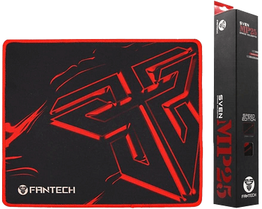 بادة ماوس جيمنج فانتيك MP25 - أسود وأحمر