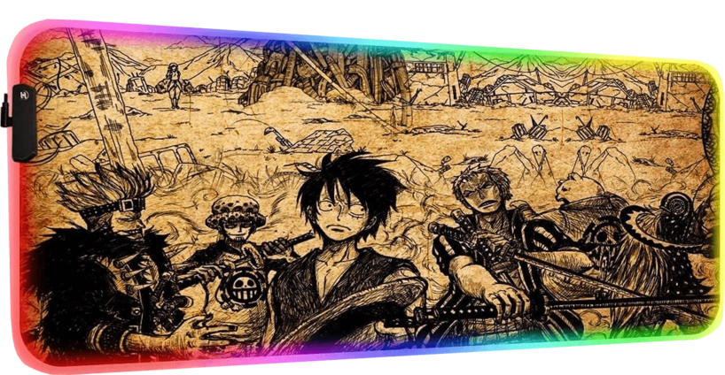 One Piece RGB Gaming Mouse Pad - 80x30 cm (XL)