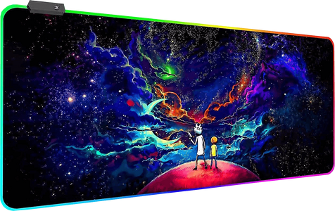 Rick and Morty RGB Gaming Mouse Pad - 80x30 cm(XL)