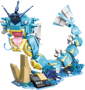 Keeppley Pokemon Gyarados Action Figure - 481 Pieces