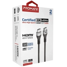 PROMATE PrimeLink 8K HDMI 2.1 Cable – Black (3m)