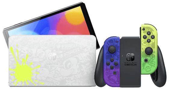 Nintendo Switch OLED Console Splatoon Edition - Used